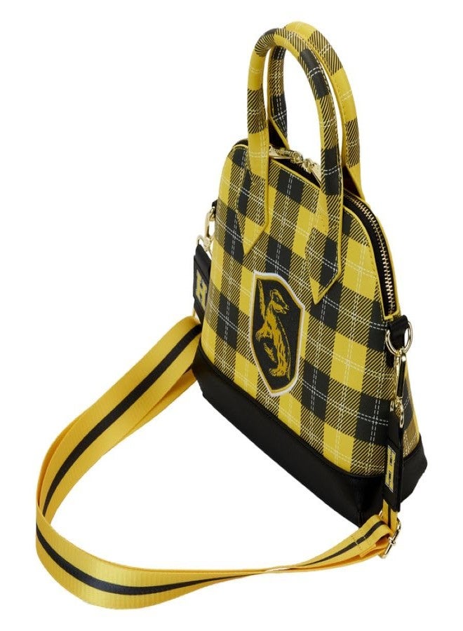 Loungefly WB Harry Potter Varsity Huffelpuff Plaid Crossbody - Image 3