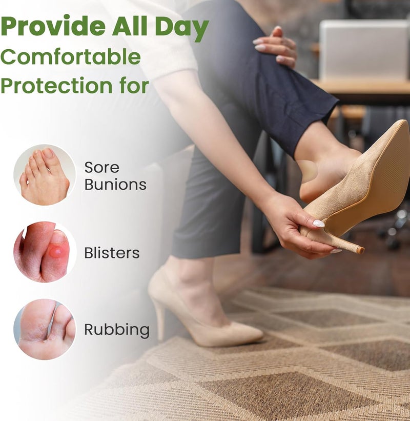 Bukihome Gel Blister Hydrocolloid Bandage Pads Bukihome 24 Count Blister Cushions for Foot Toe Heel  Water Resistant Bandages Blister Pads for Prevention  Recovery Variety Pack - Image 3