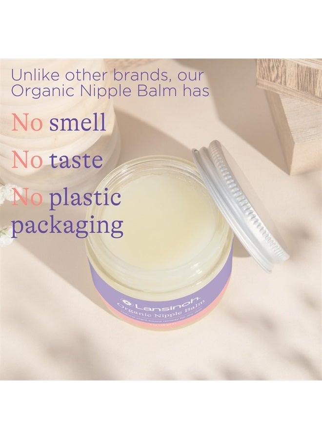 Lansinoh بلسم الحلمة العضوي، أساسيات الرضاعة الطبيعية، عبوتين، 4 أونصات إجمالي - Image 5