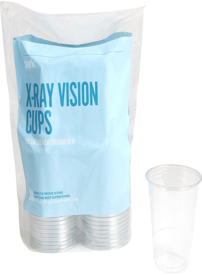 Perk Staples Plastic Cold Cup, 16 Oz., Clear, 150/Carton (PK45562VS) - Image 1