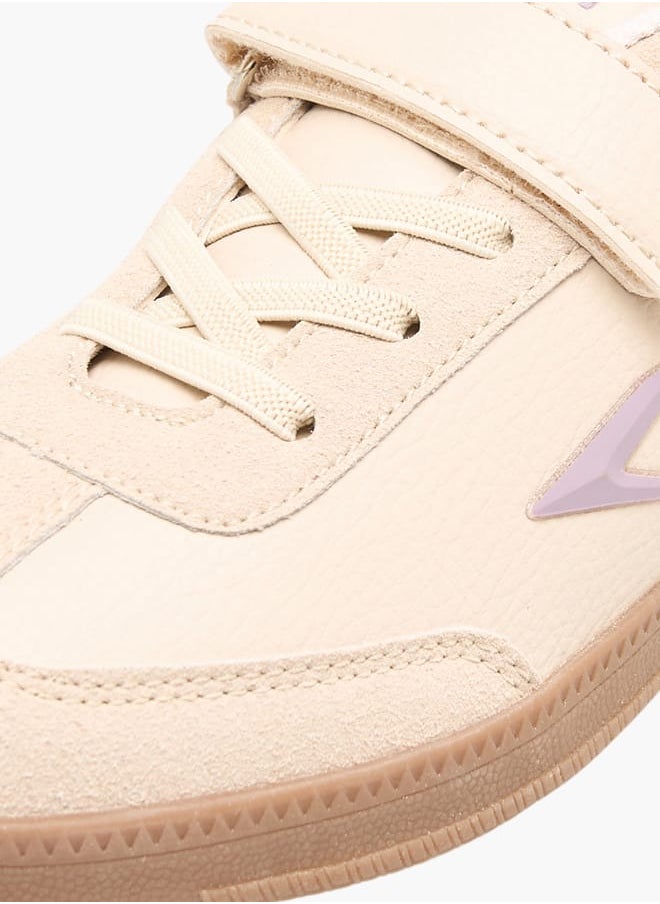Dash Girls Panelled Sports Shoes With Hook And Loop Closure  - Image 4
