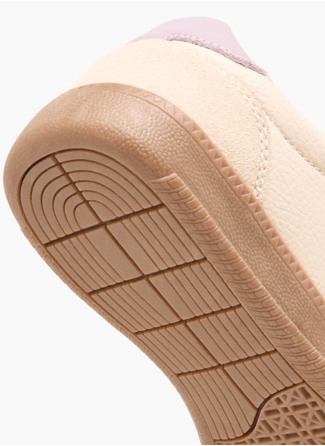 Dash Girls Panelled Sports Shoes With Hook And Loop Closure  - Image 5