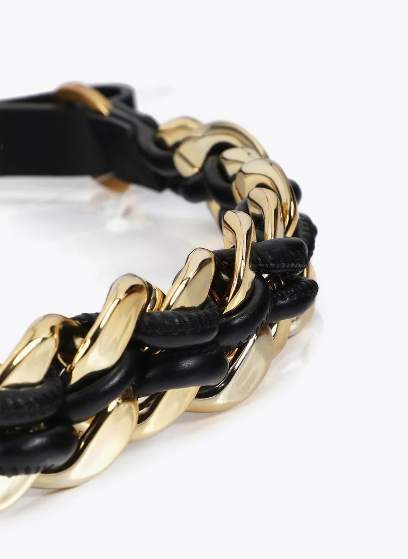 Lola Casademunt Combined Chain Belt with Leather Effect