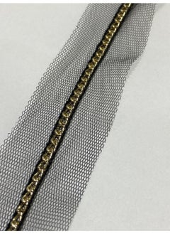 Karan Tuhafiye Karan Haberdashery Gold Chain Decorative Strip / 1 Meter  - Image 1