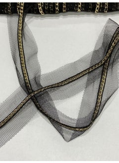Karan Tuhafiye Karan Haberdashery Gold Chain Decorative Strip / 1 Meter  - Image 4