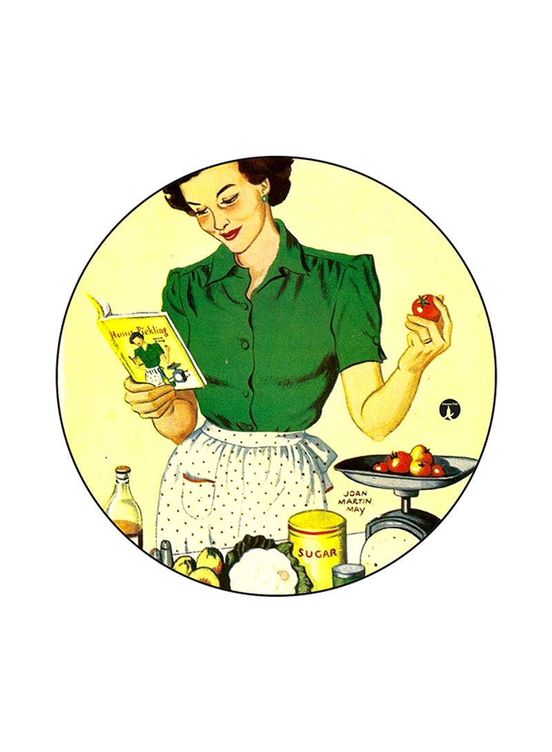 RKN Printed Round Mouse Pad Multicolour