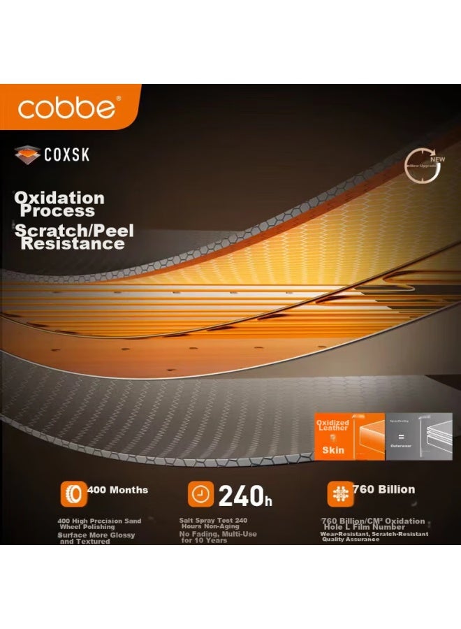 Cobbe Bathroom Towel Rod, No Drilling Required, Space Aluminum, Bathroom Toilet Storage Rack, Double Rod Hanger, Washroom Hanging Rack - Image 4
