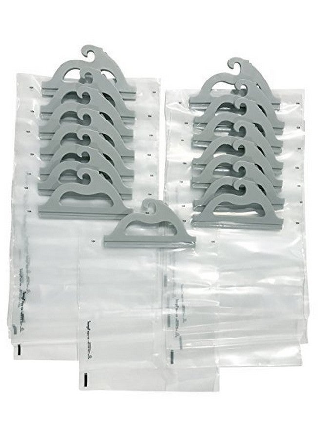 MONACO Monaco Hanging Storage Bags, 15-Pack of 10 x 12.5-inch Clear Plastic Bags for Classroom, Library, and Pharmacy Use  - Image 1
