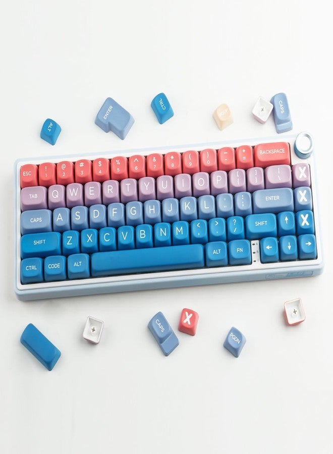 TYRIXKI PBT Keycaps 143 Keys Cute Keycaps Dye-Sublimation Rainbow Fairy Tales Keycaps Set MOA Profile Custom Keycaps for Cherry Gateron MX Swithes Mechanical Keyboards - Image 3