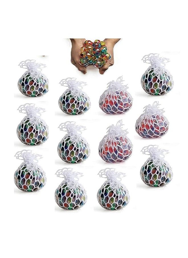 ZCM-HAPPY - 12-Piece Creative Squishy Mesh Ball Set - Image 1