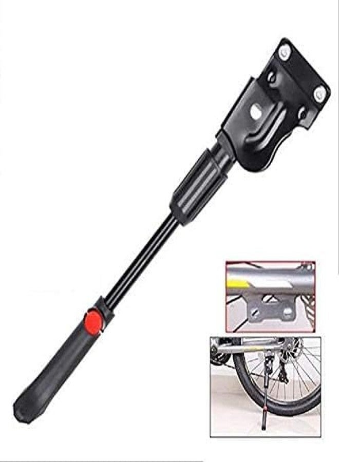 UDee Adjustable Bicycle Kickstand - Universal Side Stand for 22-28 Inch Mountain Bike, Road Bike, MTB, BMX - Durable Alloy, Waterproof, Anti-Slip Foot, Lightweight Cycle Support Stand (Black) - Image 3