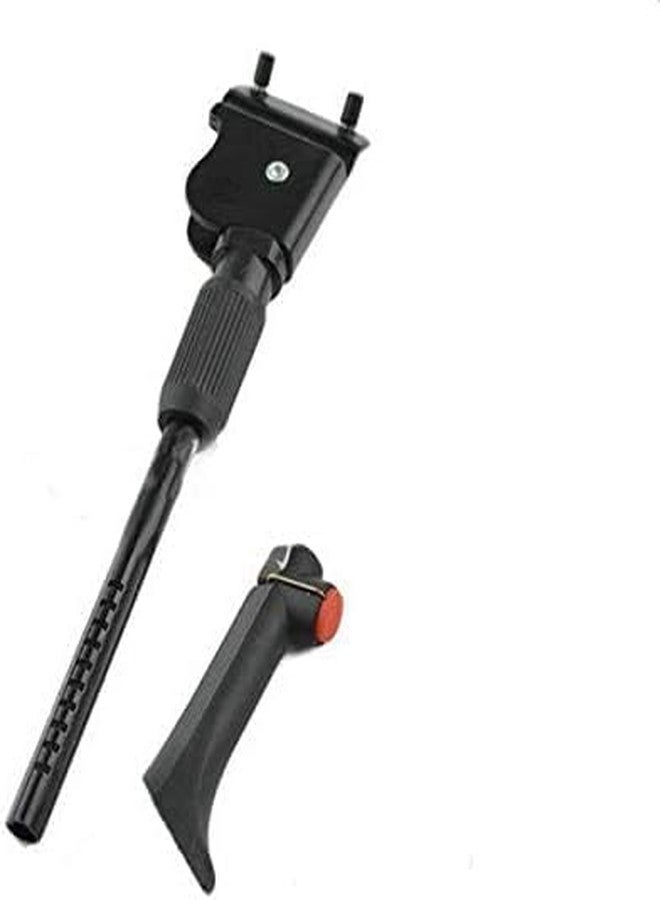 UDee Adjustable Bicycle Kickstand - Universal Side Stand for 22-28 Inch Mountain Bike, Road Bike, MTB, BMX - Durable Alloy, Waterproof, Anti-Slip Foot, Lightweight Cycle Support Stand (Black) - Image 2