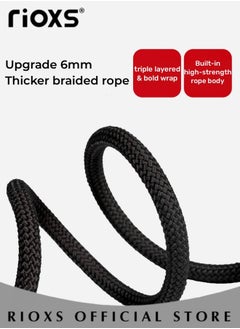 RIOXS Jump Rope Set for Workout with Storage Bag Adjustable Skip Rope for Adult and Kids Tangle-Free Cable with Ball Bearings and Pouch Jumping Rope for Exercise Workout  - Image 3
