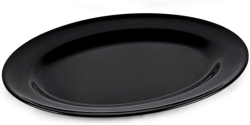 Servewell Melamine Horeca Oval Platter 12" Black