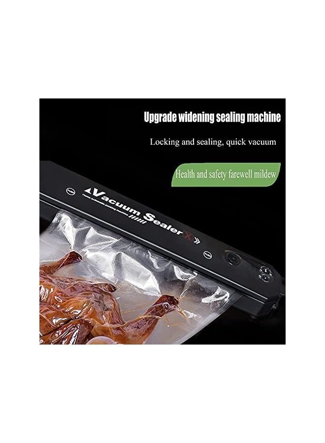 vesus Food Vacuum Sealer Machine,Vacuum Packing Machine,Heat Sealer,Black Food Vacuum Sealing Machine, Equipped With 10 Sealed Bags For Food Preservation.  - Image 5
