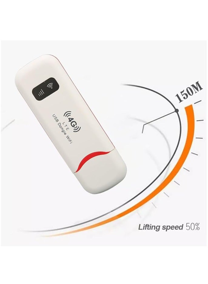 general Portable WiFi, Portable 4G LTE USB WiFi Router, Mobile Network Hotspot, Up to 10 Devices, Plug and Play, Suitable for Home, Travel, Office - Image 4