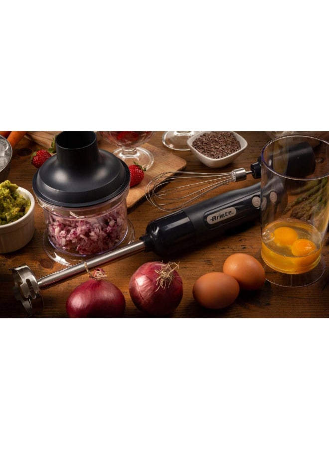 Ariete 700W 2-Speed Hand Blender Dark Grey and Clear 600ml 00C060110ARSA 00C060110ARSA - Image 5