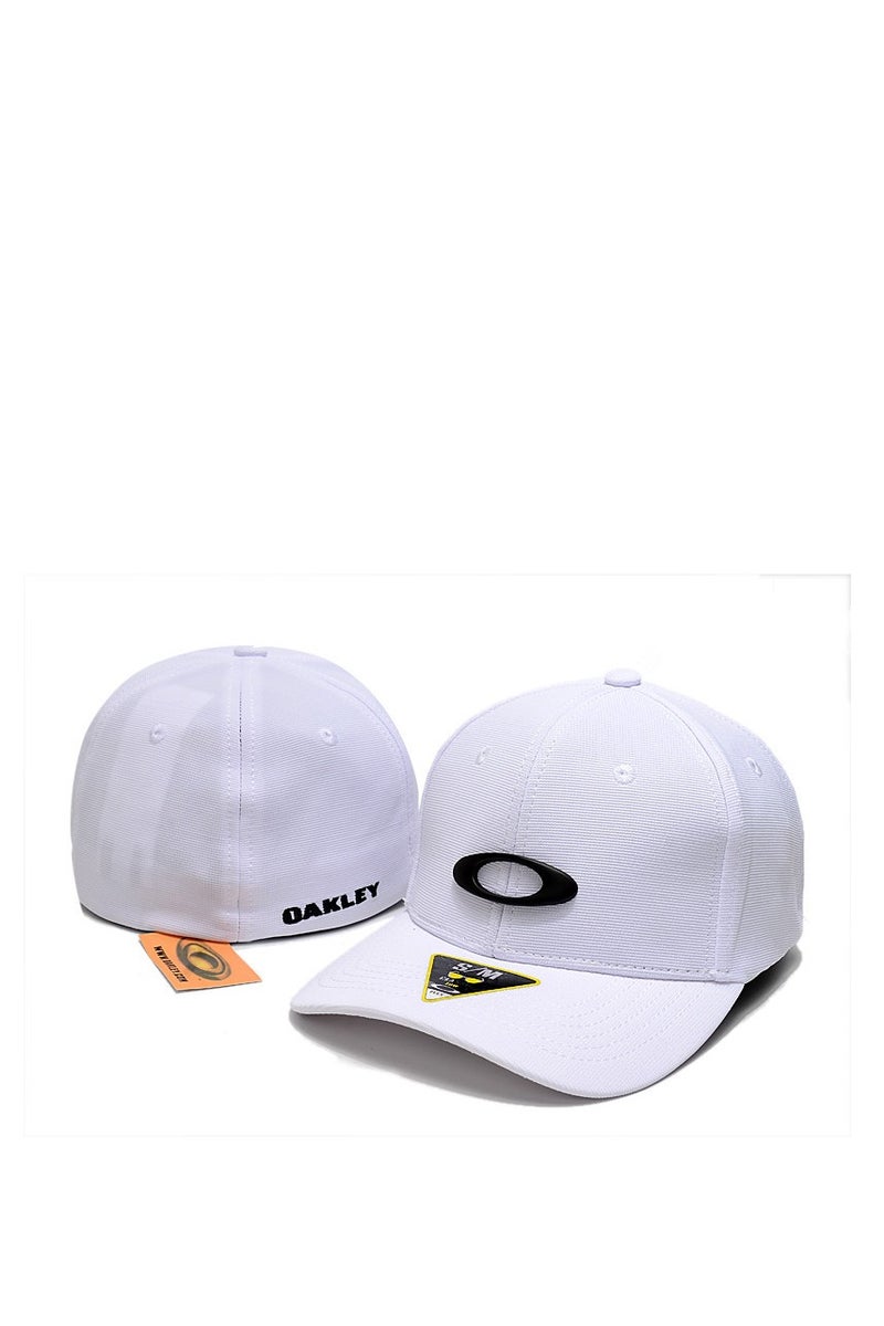 أوكلي Oakley White Cap with Signature Oval Logo