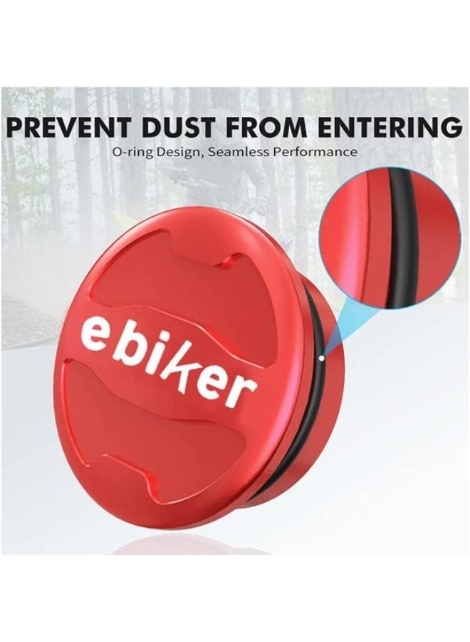 Ebiker CNC-Machined Red Swing Arm Bolt Cover for Raptor 700R - Image 2