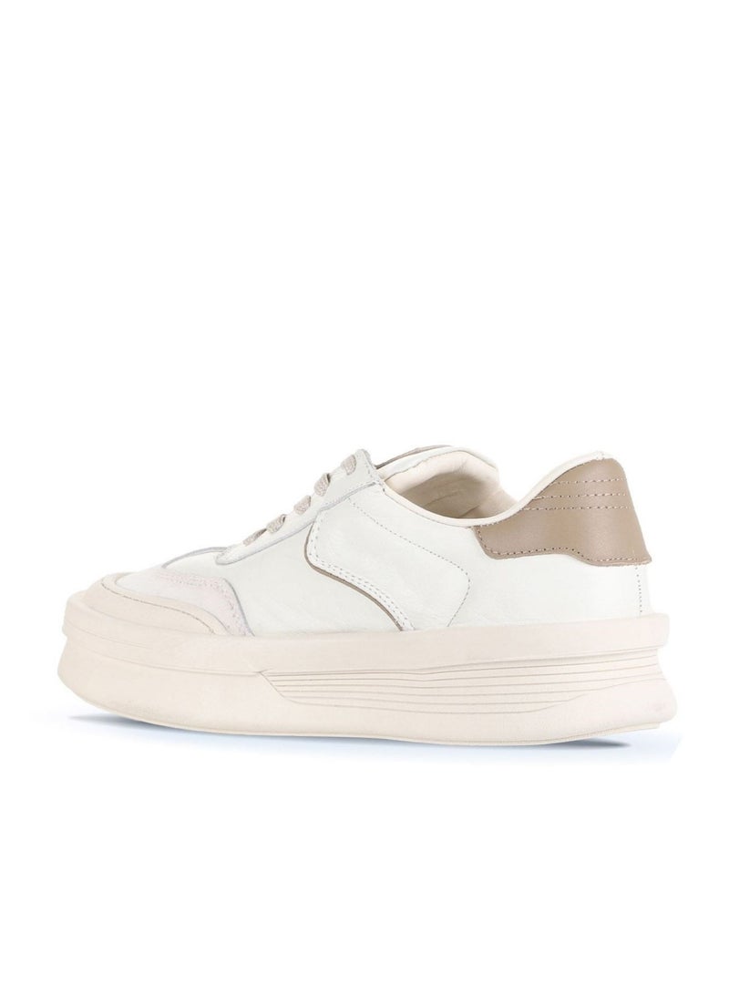 BUENO Women's Platform Sneakers – Trendy Lace-Up Design with Chunky Sole and Mixed Material Upper for Everyday Street Style - Image 4