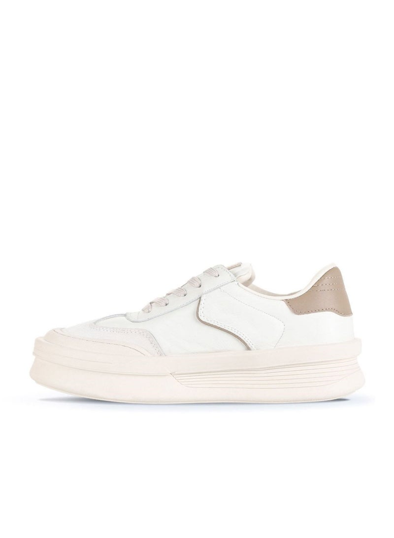BUENO Women's Platform Sneakers – Trendy Lace-Up Design with Chunky Sole and Mixed Material Upper for Everyday Street Style - Image 3