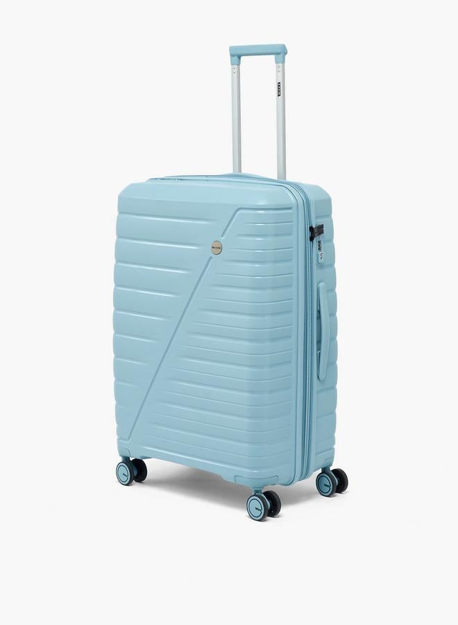 Wave Textured Hardcase Trolley Bag With Retractable Handle - Image 1
