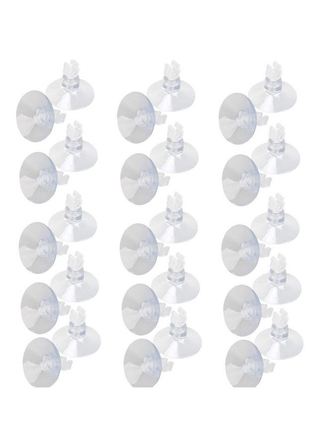 Generic 30 Pack Aquarium Suction Cup Clips Airline Tube Holders Clamps Fish Tank Hose Holder Clips For Air Line Tubing 3/16 - Image 1