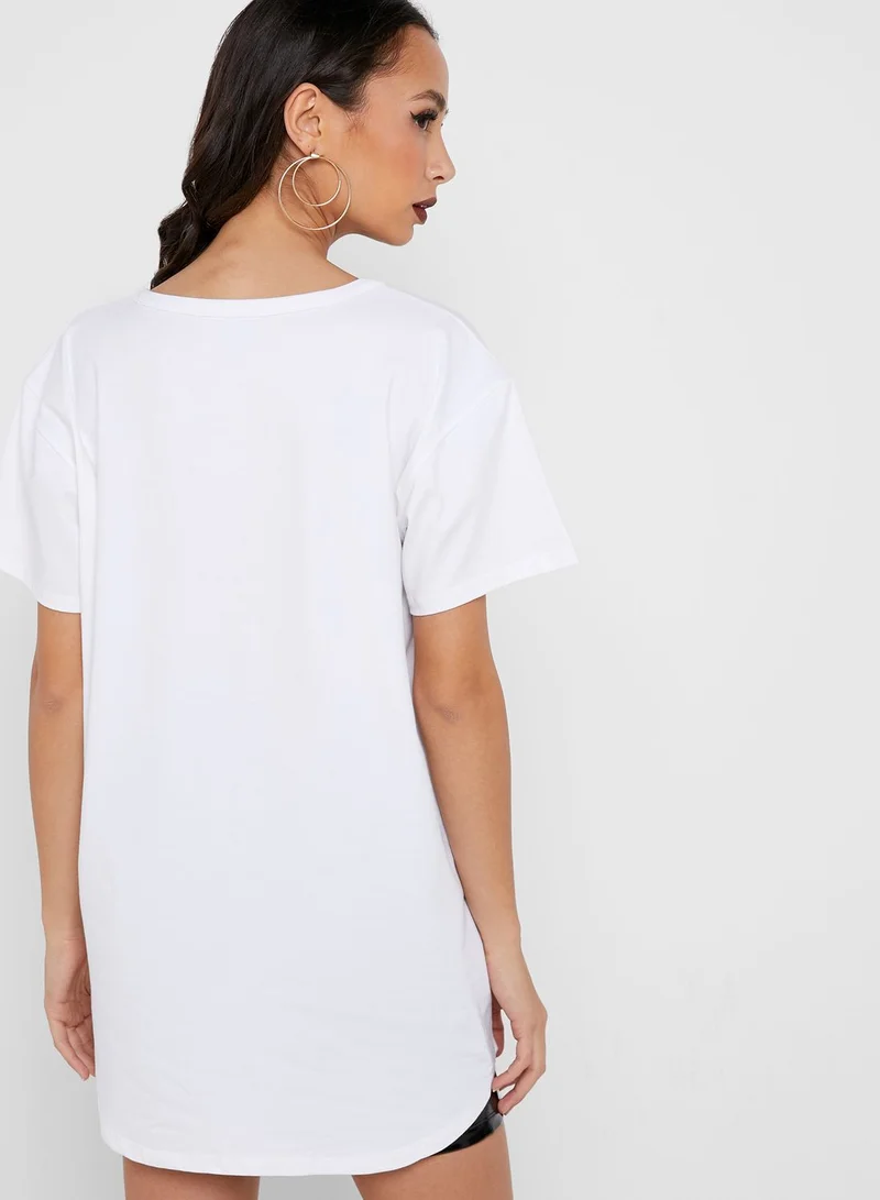 Neish Print Pocket Oversized T-Shirt