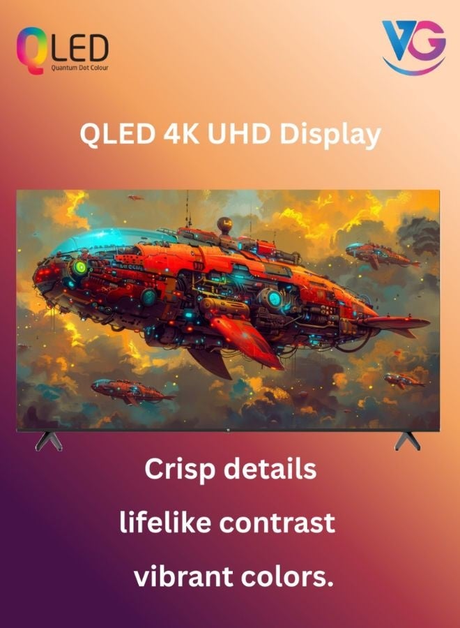 VG حزمة VG من تلفاز QLED ذكي 85 بوصة 4K UHD (محور WebOS، لوحة من الدرجة A+، جهاز تحكم سحري، صوت دولبي) مع مكبر صوت (بلوتوث، راديو FM، صوت قنوات 2.0) - Image 3