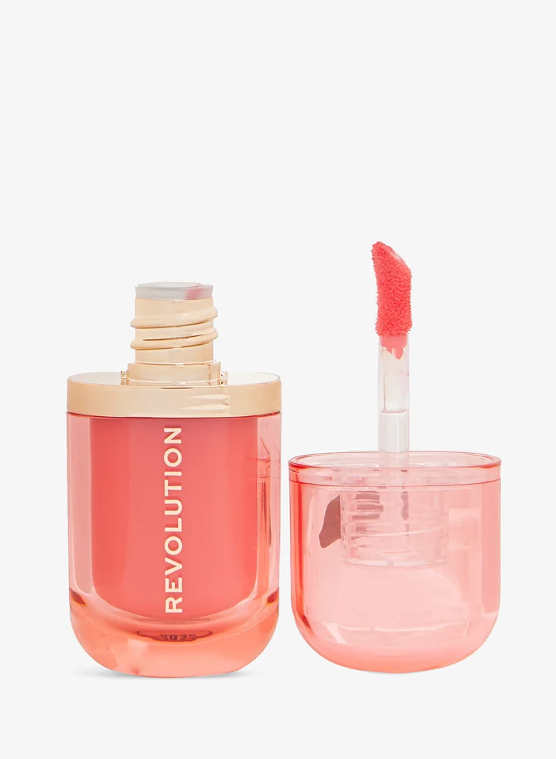 Revolution  Revolution Superdewy Blush Plump Serum Liquid Blush Watermelon Pop Coral for Women | Best Price UAE