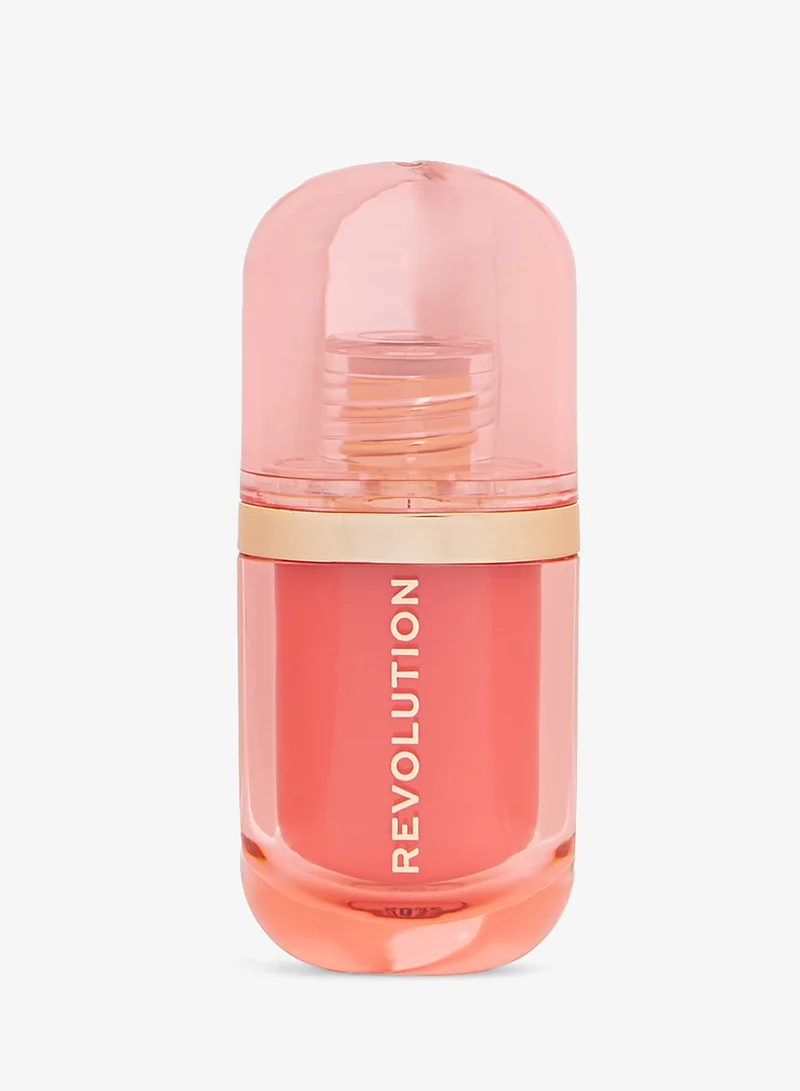 Makeup Revolution Revolution Superdewy Blush Plump Serum Liquid Blush Watermelon Pop Coral