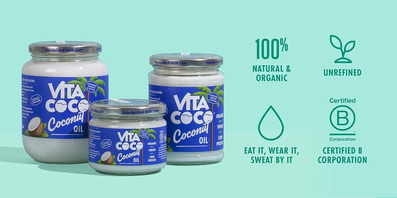 Vita Coco Extra Virgin Organic Coconut Oil - 250ml, Cold Pressed Cooking Oil - Image 2