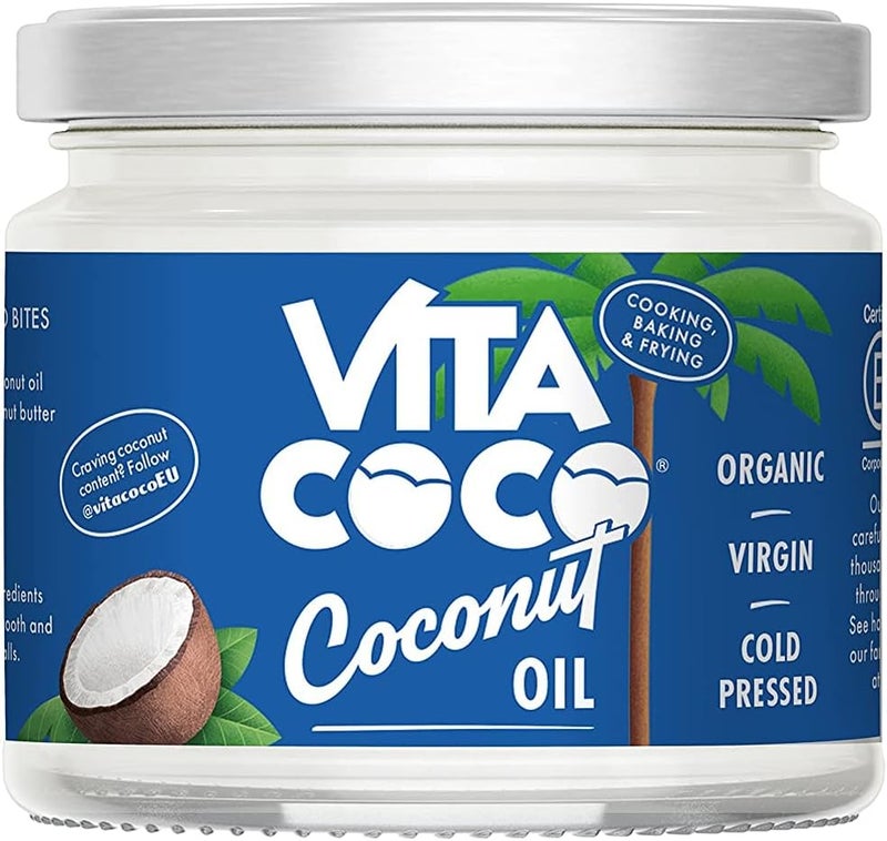 Vita Coco Extra Virgin Organic Coconut Oil - 250ml, Cold Pressed Cooking Oil - Image 1