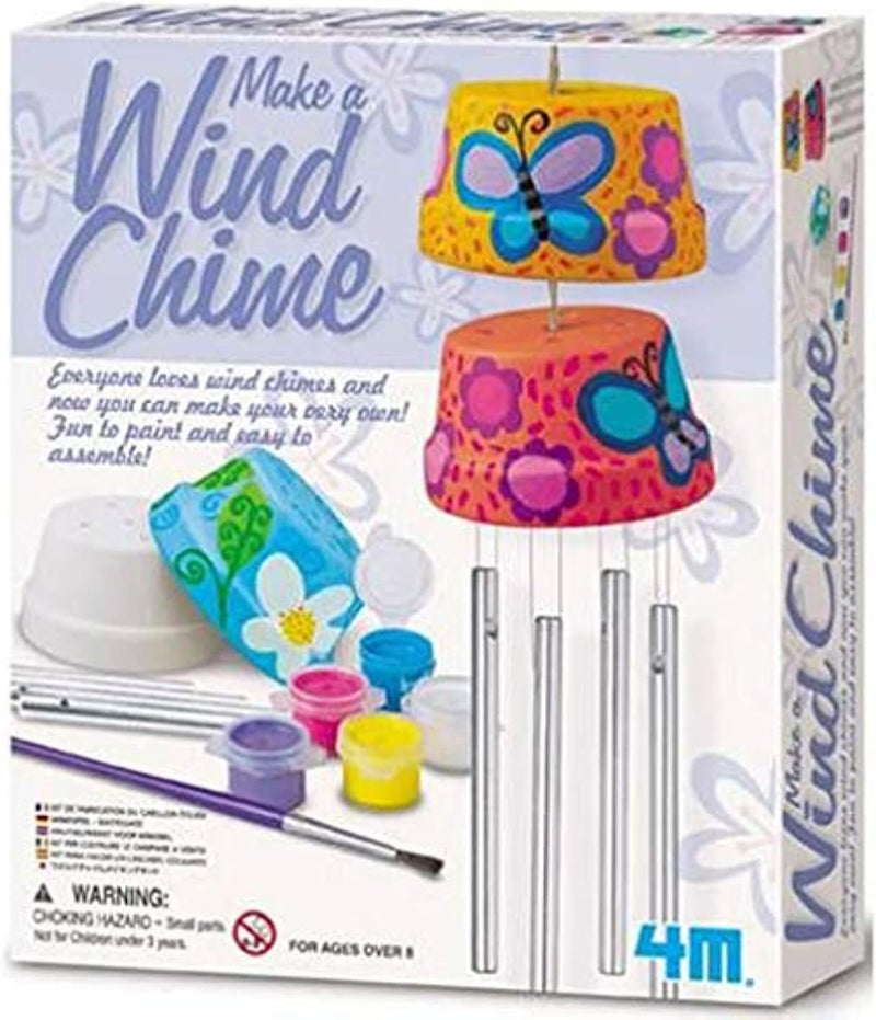 4M Make Your Own Wind Chime Kit – DIY Arts & Crafts Activity for Kids Ages 5+ - Image 1