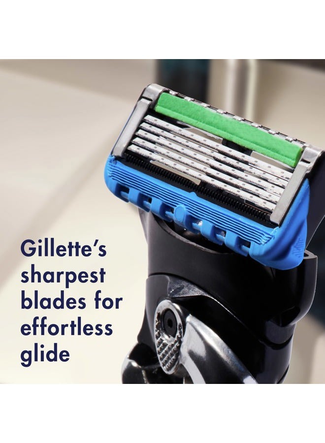 Gillette شفرات فيوجن بروغلايد، للرجال 1 شفرات جيليت، 4 عبوات شفرات احتياطية، تحمي من تهيج البشرة - Image 3
