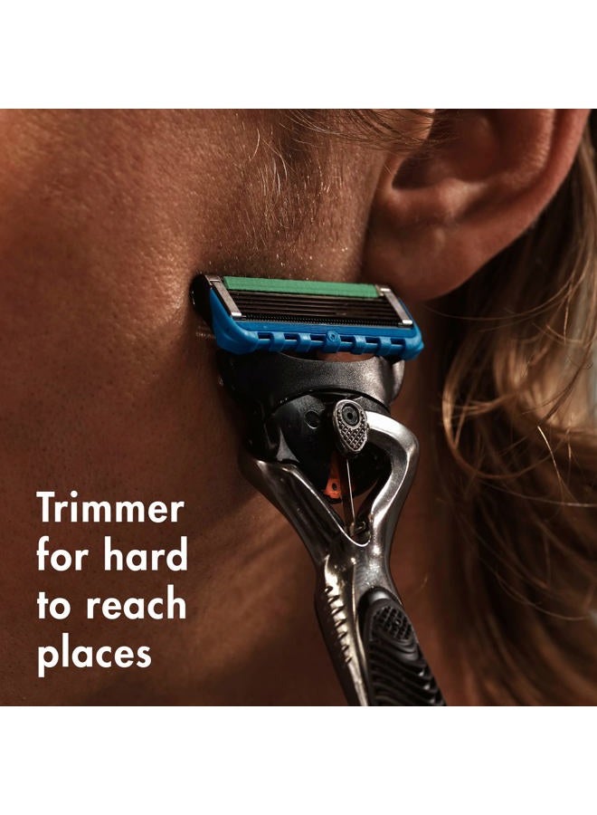 Gillette شفرات فيوجن بروغلايد، للرجال 1 شفرات جيليت، 4 عبوات شفرات احتياطية، تحمي من تهيج البشرة - Image 4