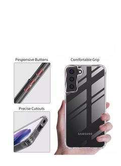 Protect Samsung S22 Plus Clear Case Premium Quality S22 Plus TPU Cover Anti Scratch Shockproof 6.8 Inches  - Image 3