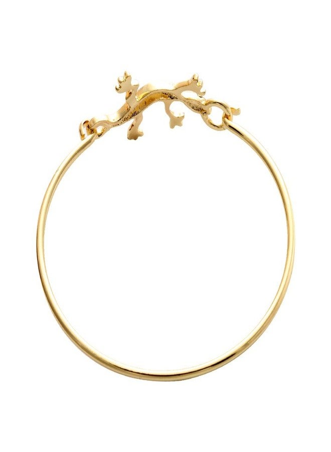 نوماندا سوار نوماندا بتصميم حيواني على شكل وزغة، متوفر بثلاثة ألوان، قابل للفتح بخطاف (لون ذهبي). - Image 2