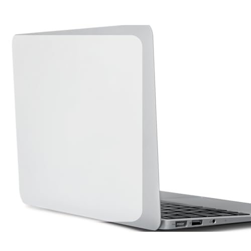 Saco Matte Finish Vinyl Laptop Top Sticker Skin Compatible with 2025 MacBook Air M4 A3240 13.6 Inch Laptop - Transparent - Image 1