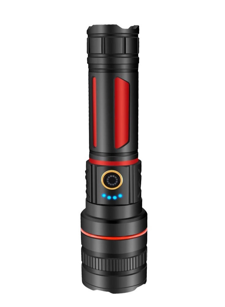 Rechargeable LED Flashlights High Lumens 120000 Lumens Super Bright Flashlight 5 Modes Zoomable IP68 Waterproof Tactical Flashlights for Emergencies Camping Gift  - Image 1