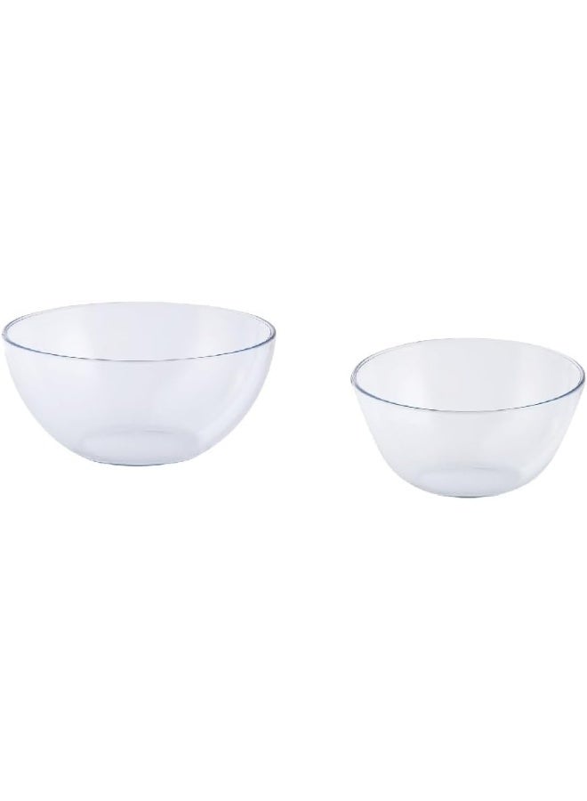 Termisil طقم وعاء سلطة من زجاج البورسليكات ترميزيل 2 قطعة - Image 2