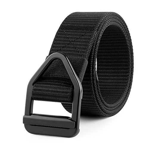 JASGOOD Tactical Heavy Duty Reinforced Nylon Belt for Men Adjustable Military Webbing Belt Strap with Metal Buckle - Image 1