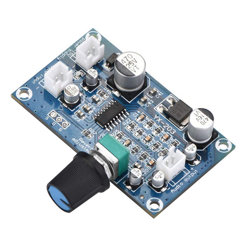 PT2399 Microphone Reverberation Board Single Channel Audio Amplifier Module DC6 15V - Image 2