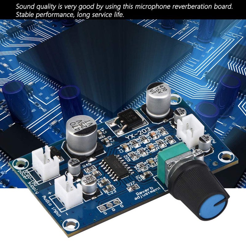 PT2399 Microphone Reverberation Board Single Channel Audio Amplifier Module DC6 15V - Image 4