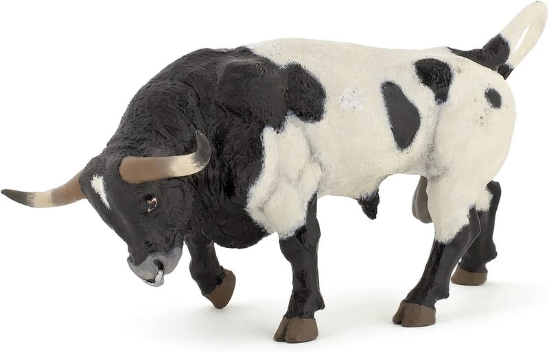 PAPO  Texan Bull  Realistic Figurine  for Ages 3  Farmyard Collection  Hand Painted  Highly Detailed  Durable and Educational  Gift Idea  Collectable  texan bull figurine  farm animal toy - Image 1