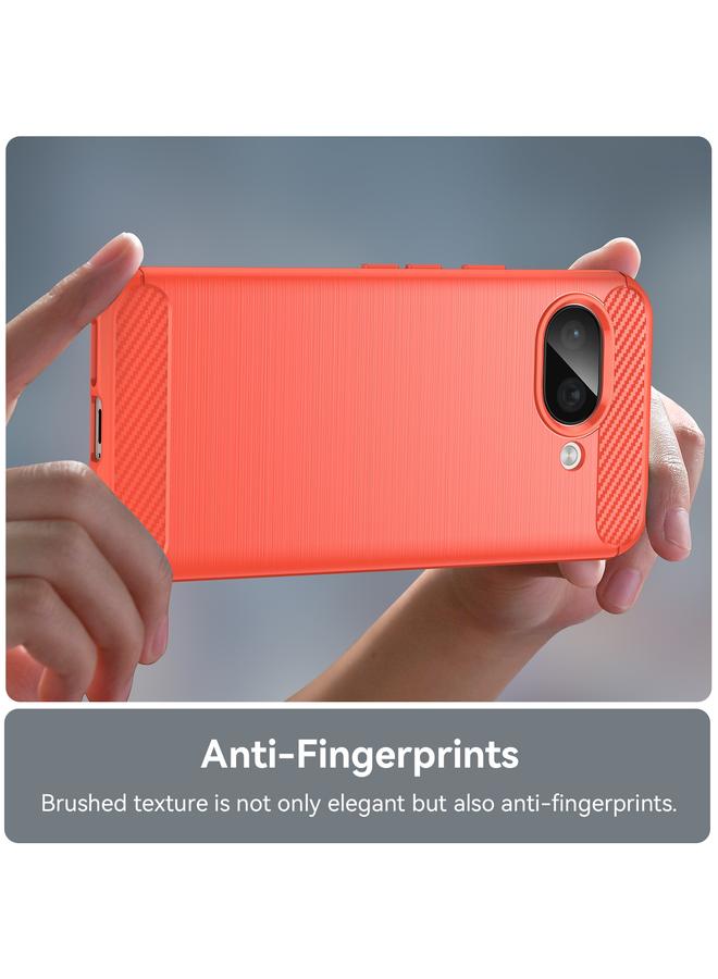 زبون جراب لهاتف Google Pixel 9a مصنوع من ألياف الكربون وملمس ناعم من مادة TPU - Image 5