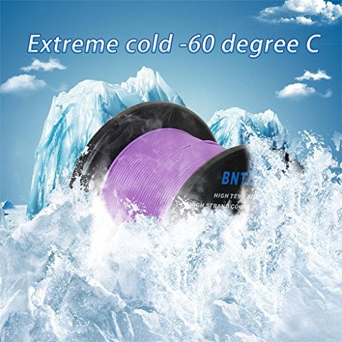 BNTECHGO 24 Gauge Silicone Wire Spool 250 ft Purple Flexible 24 AWG Stranded Tinned Copper Wire - Image 4
