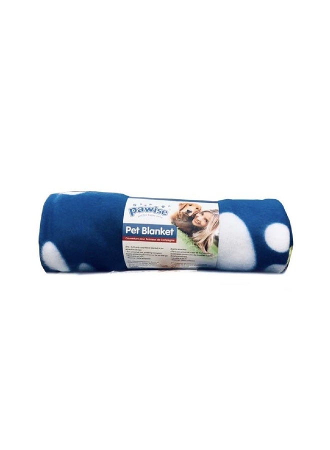 Pawise Basic Blanket w/Paws 100x75cm 9pcs/display box