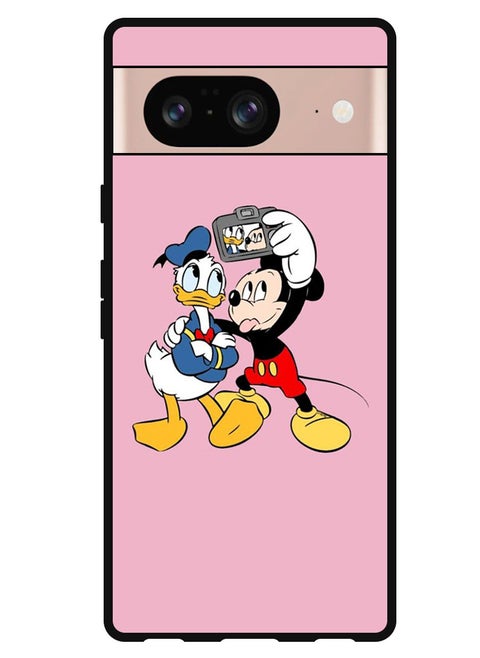 Protective Case Anti Scratch Shock Proof Bumper Cover For Google Pixel 8 Mickey Donald selfie