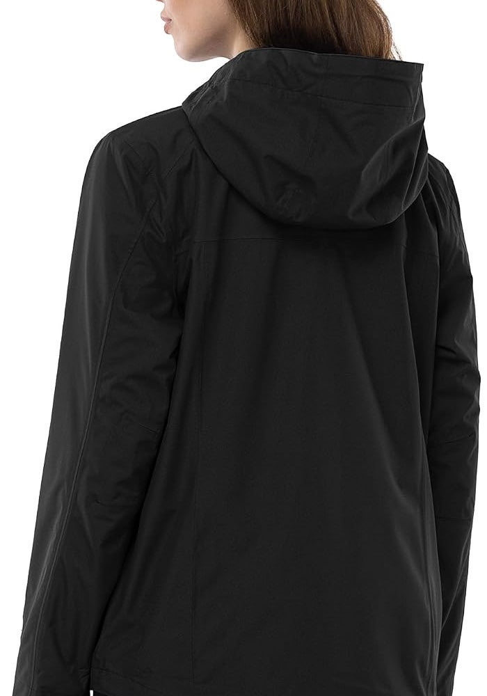 Outdoor Ventures Women's Packable Rain Jacket - Lightweight Waterproof Raincoat with Hood - Image 2